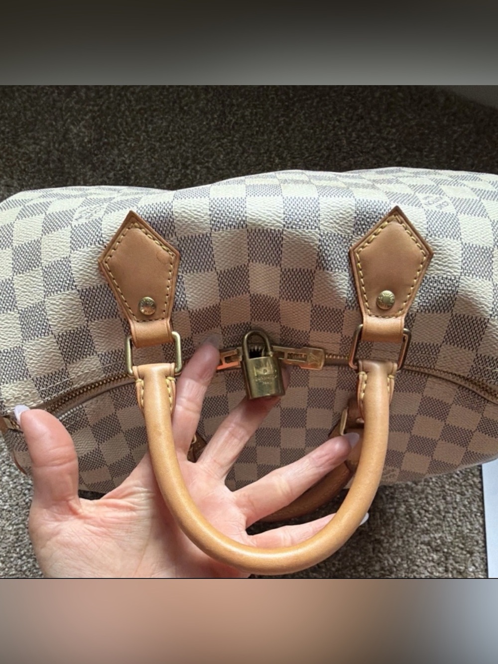 Louis Vuitton Damier Azur Speedy Bandoulière 30 - Picture 13 of 16